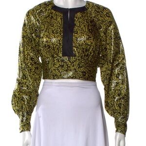 Diane Von Furstenberg silky wrap top